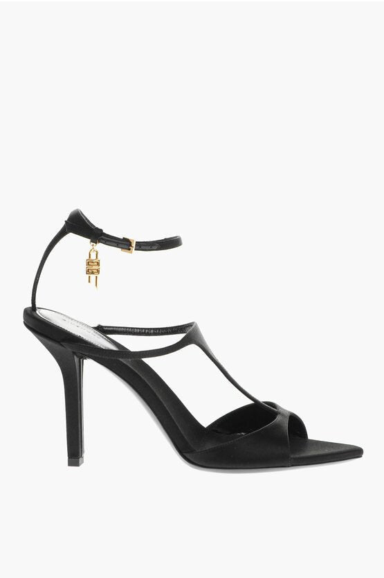 Shoes - Givenchy Satin T - Bar Sandals with Cuir Sole 9.5cm - 3617012010735 - Ask Me Wear