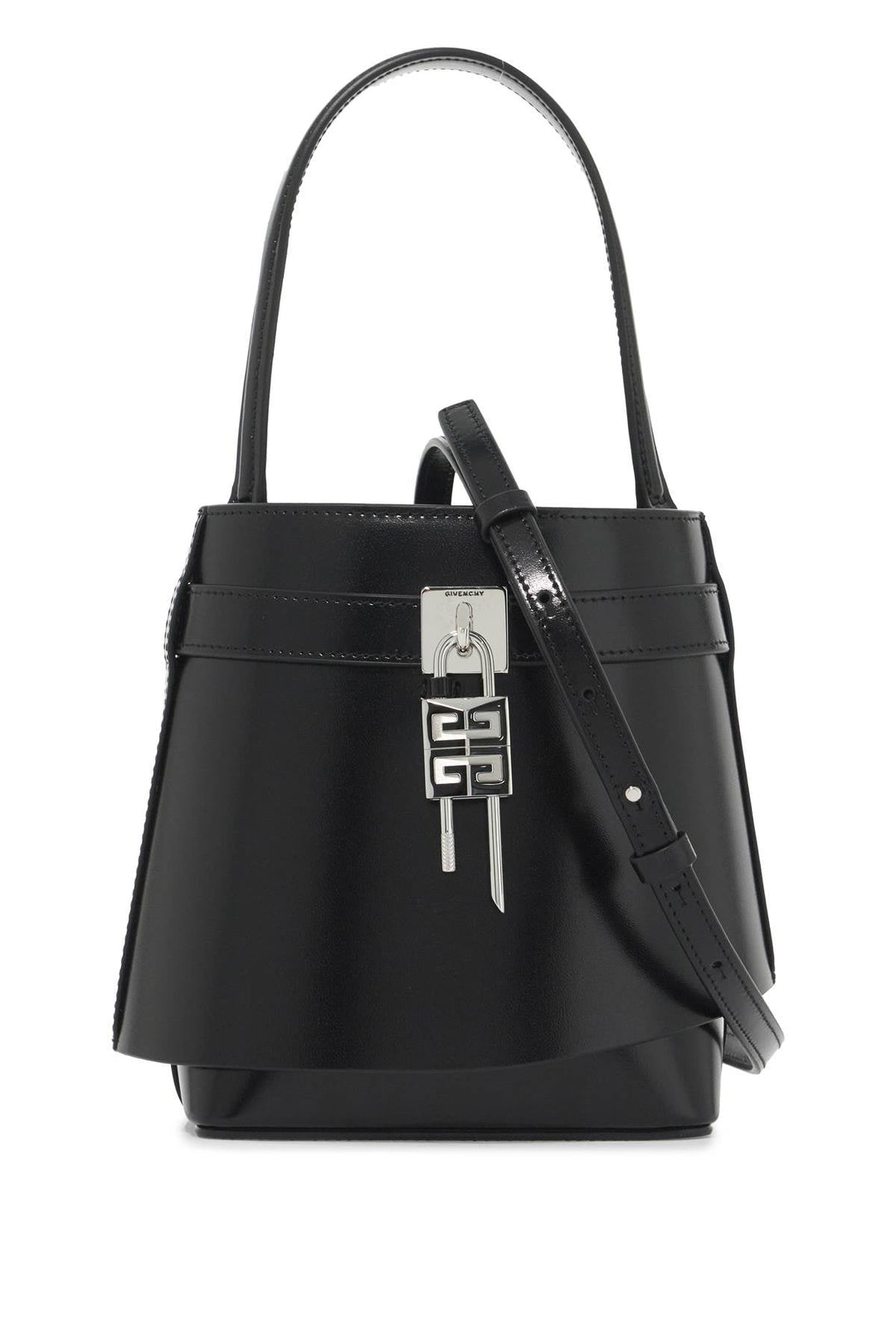 Bags - Givenchy - Shaped Shark Lock Leather Bucket Bag - 242380ABS000016 - 001 - os - Ask Me Wear