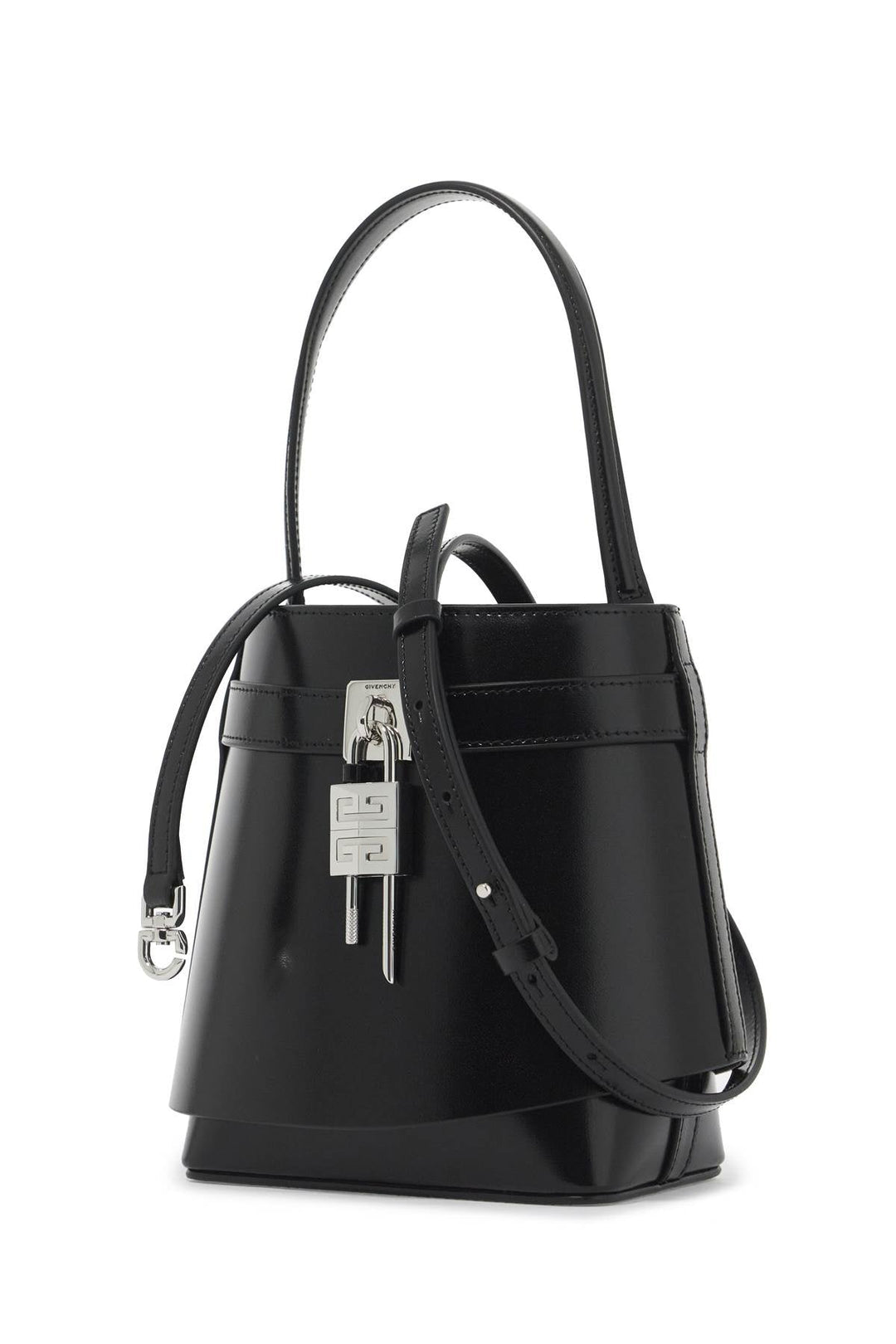 Bags - Givenchy - Shaped Shark Lock Leather Bucket Bag - 242380ABS000016 - 001 - os - Ask Me Wear