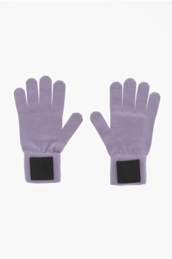 Accessories - Gloves - Givenchy Wool Glovers With Leather Details - 8051164163805 - Ask Me Wear