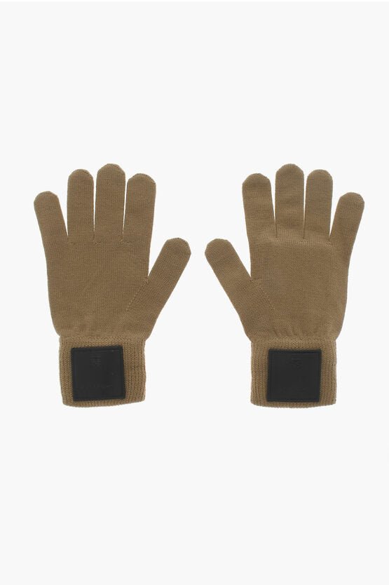 Accessories - Gloves - Givenchy Wool Glovers with Leather Details - 8051164170162 - Ask Me Wear