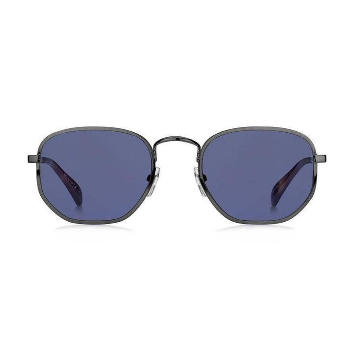 GivenchySunglasses - Givenchy Browline Full Rim, with a Dark Ruthenium frame and Blue lens. - GV7147/S0V81KU - Ask Me Wear