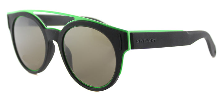 GivenchySunglasses - Givenchy GV 7017 8VW Round Plastic Black Sunglasses with Brown Lens - GV_7017_8VW - Ask Me Wear