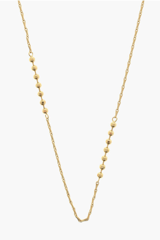 Collar de cadena con efecto dorado de Saint Laurent