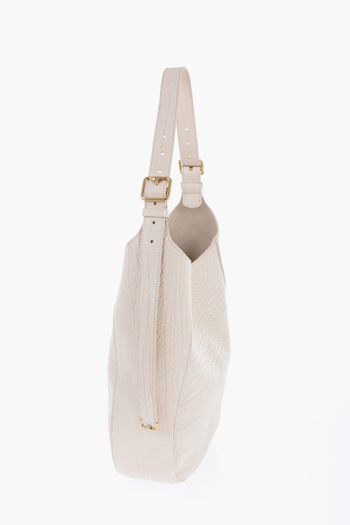 Burberry Grained Leather CHESS Bag with Removable Clutch