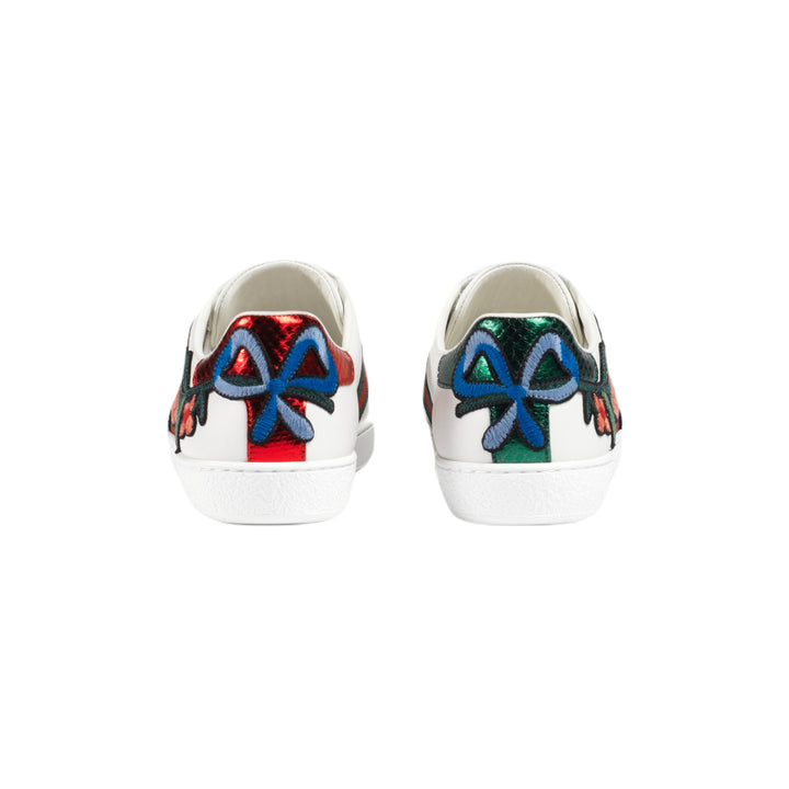 Shoes - Gucci Ace Embroidered Leather Sneakers - 8072038461 - Ask Me Wear