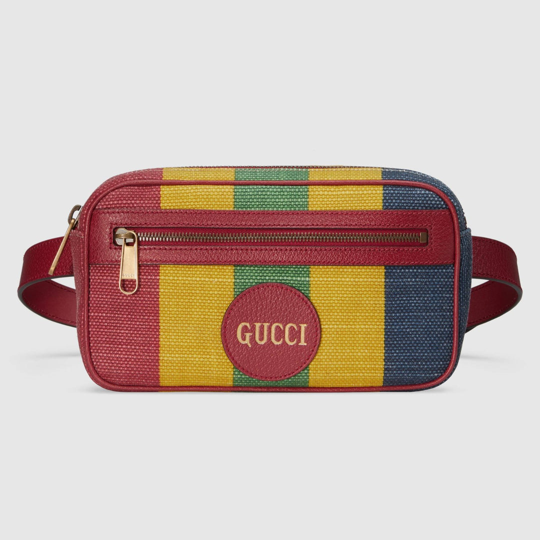 Gucci - Handbag - GUCCI Baiadera Stripe Canvas Belt Bag - 6258952CSAT8946 - Ask Me Wear