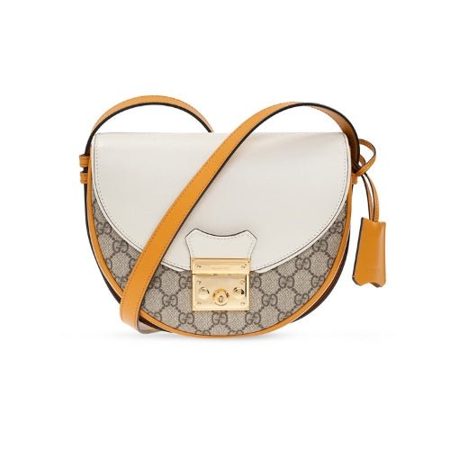 Gucci - Handbag - GUCCI beige ‘Padlock’ shoulder bag - 644524HUHJG9763 - Ask Me Wear