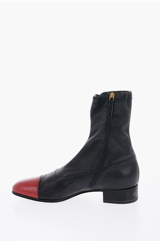 Shoes - Gucci Boots With Lizard Leather Details - 8110591358 - Ask Me Wear