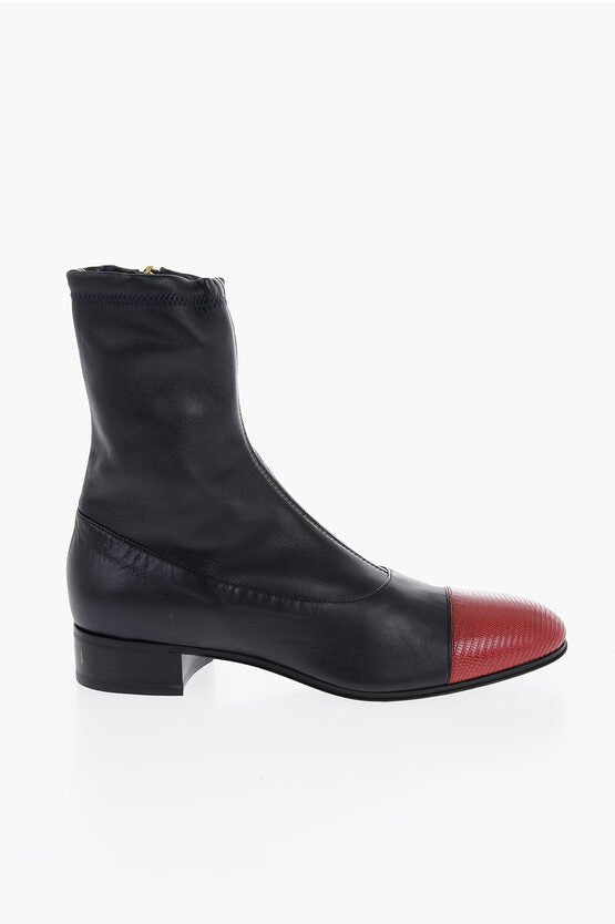 Shoes - Gucci Boots With Lizard Leather Details - 8110591358 - Ask Me Wear