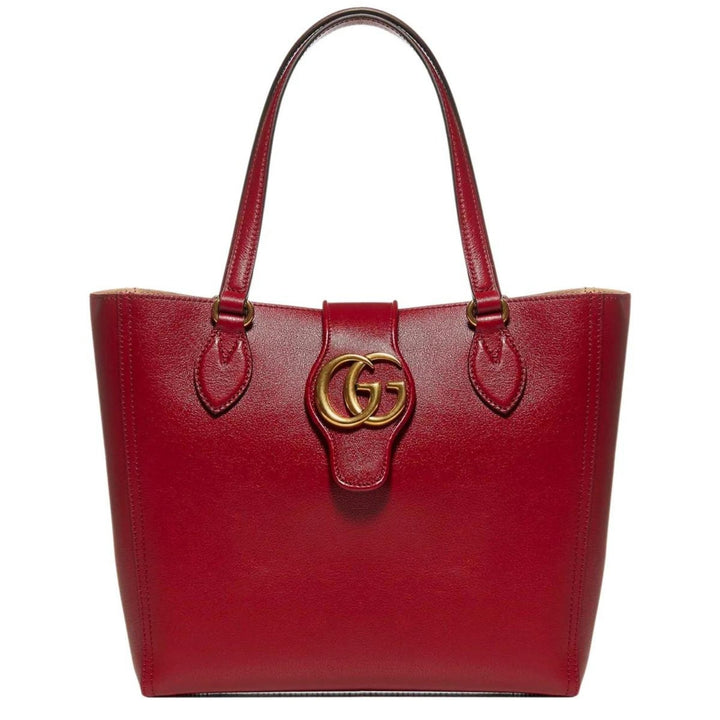 Handbag - GUCCI Dahlia GG Logo Leather Tote Bag - 6526801U10T6638 - Ask Me Wear