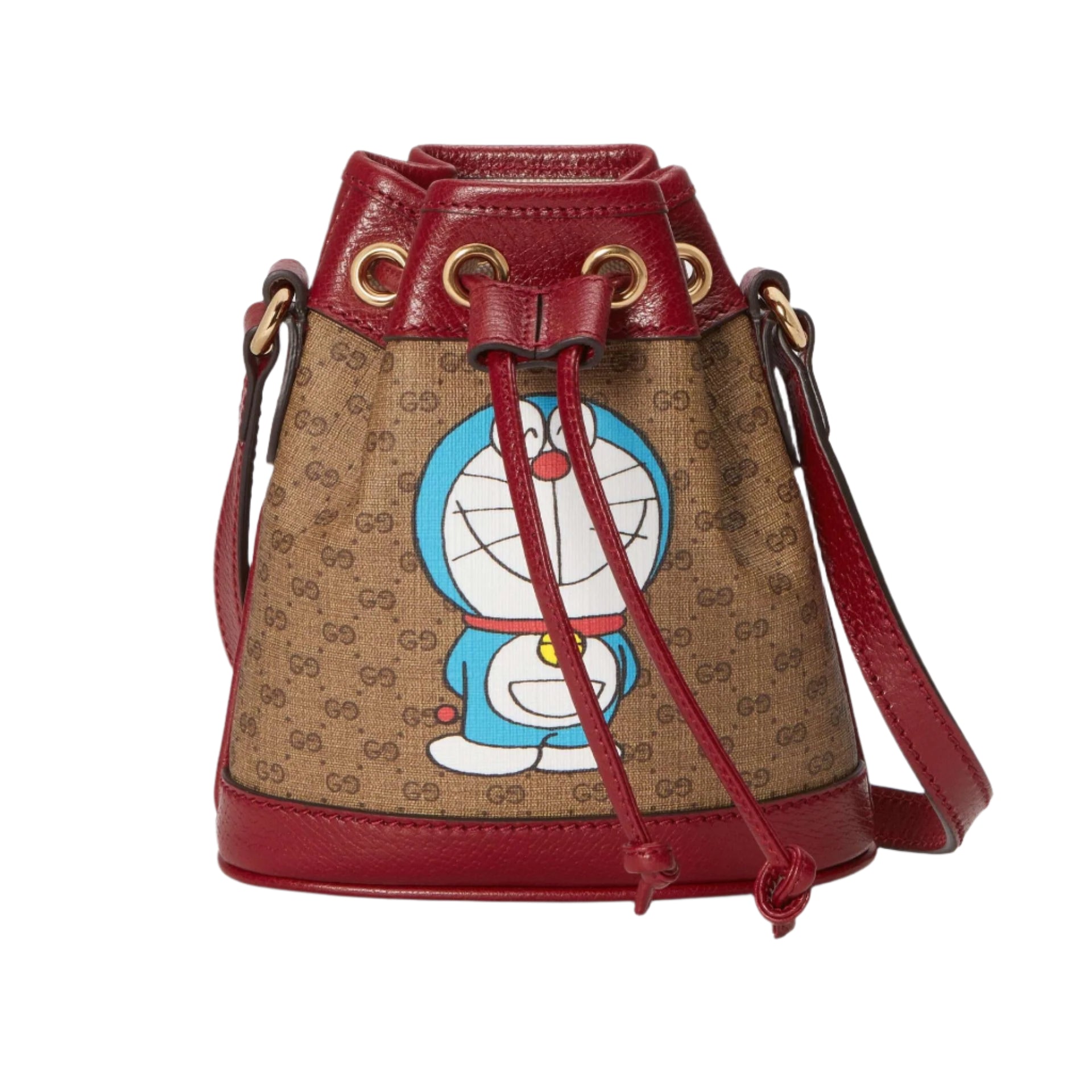 doraemon mini backpack Gucci X Doraemon Mini Bucket Bag