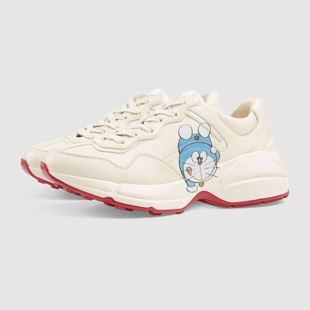 Shoes - Gucci Doraemon x Gucci women's Rhyton sneaker - Ask Me Wear