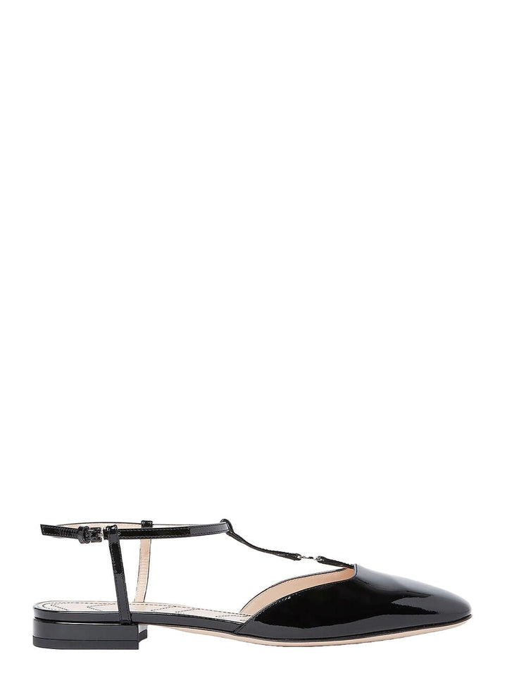 Shoes - Gucci Double G Ballet Flats - 754136 BNC00 1000 - 39.5 - Ask Me Wear