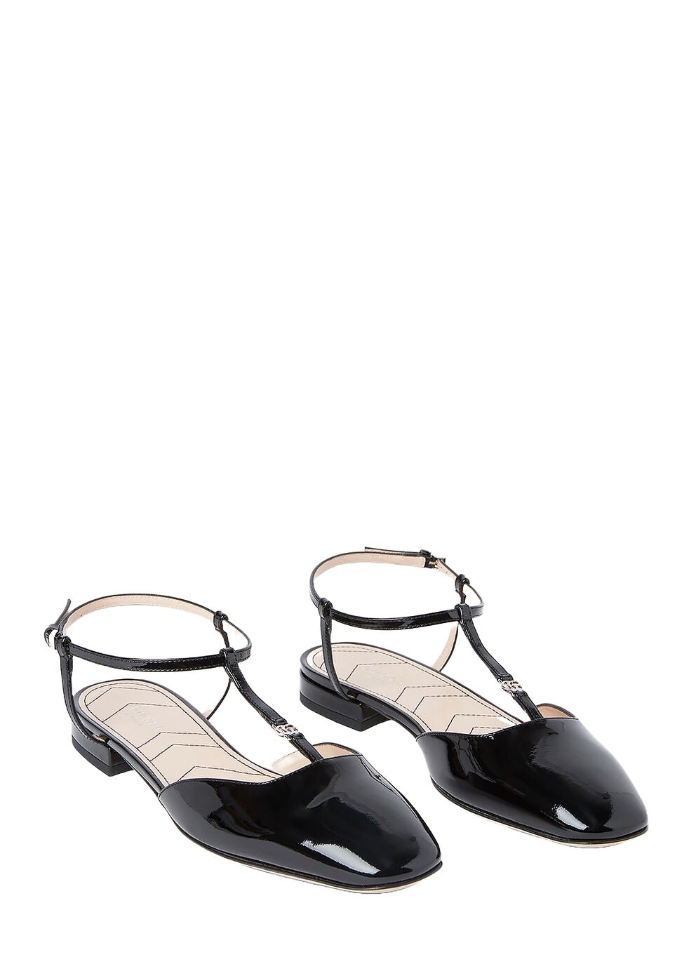 Shoes - Gucci Double G Ballet Flats - 754136 BNC00 1000 - 39.5 - Ask Me Wear