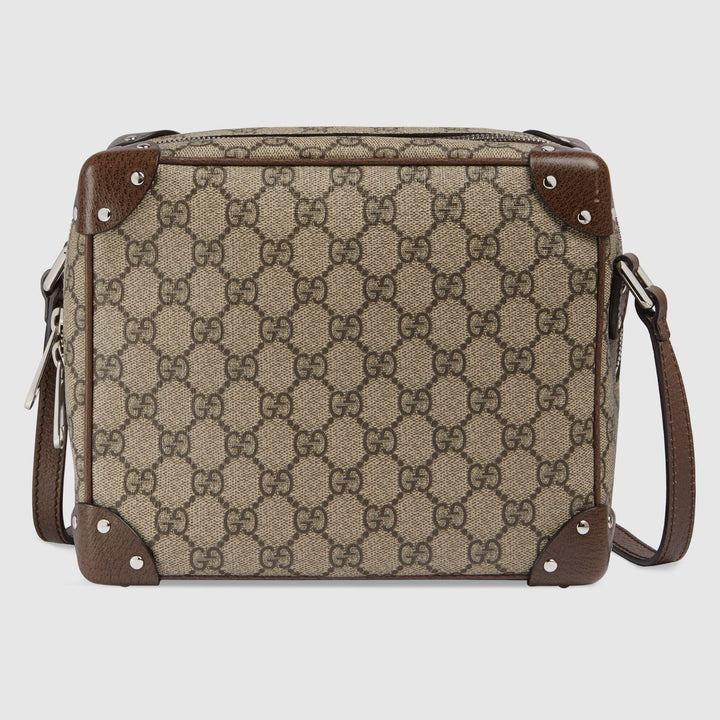 Gucci - Handbag - GUCCI GG Shoulder Bag With Leather Details - 62636392TDN8358 - Ask Me Wear