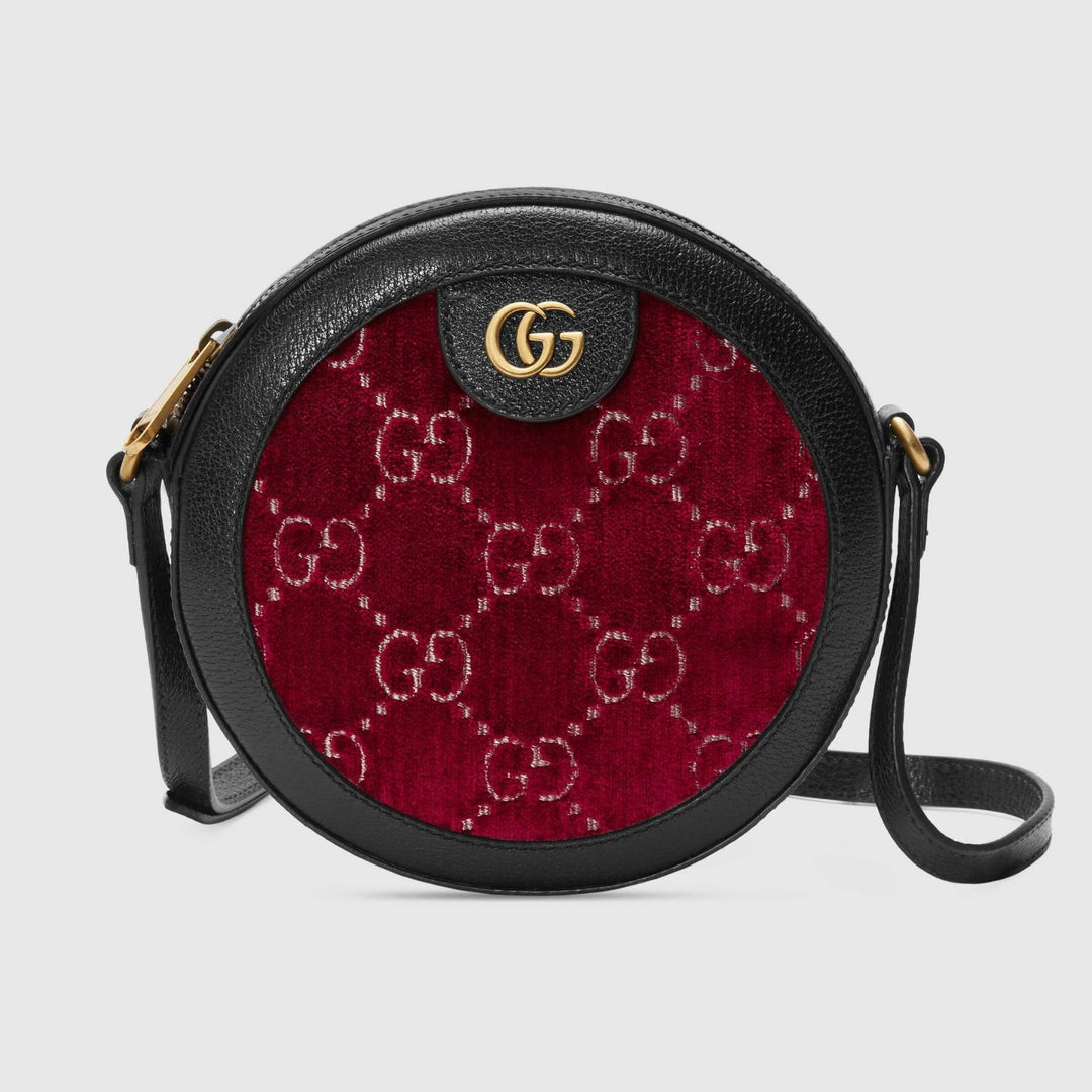 Handbag - GUCCI GG Velvet Round Shoulder Bag - 5749789TIKT6464 - Ask Me Wear