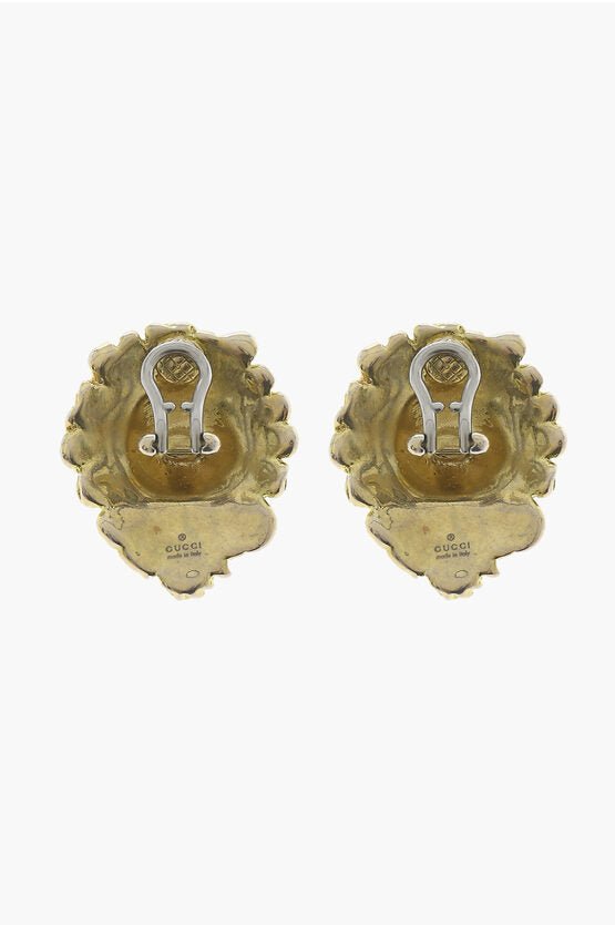 Earrings - Gucci Golden - Effect Lion - Shaped Earrings - 8088232110 - Ask Me Wear