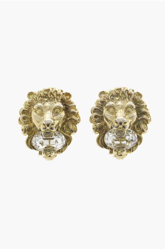 Earrings - Gucci Golden - Effect Lion - Shaped Earrings - 8088232110 - Ask Me Wear