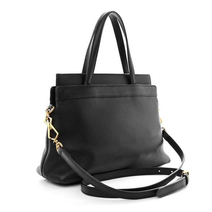 Handbag - GUCCI Leather Small Top Handle Black - Top Handel Small Black - Ask Me Wear