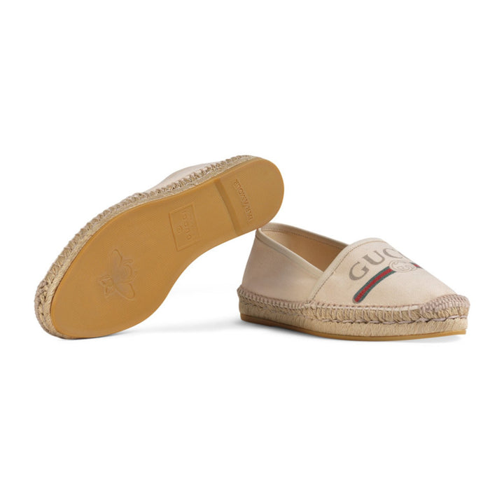 Shoes - Gucci Logo Canvas Espadrille - 5258829SJ109074 - Ask Me Wear