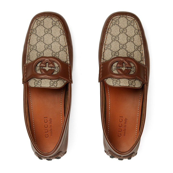  - Gucci Men's Interlocking G Driver Loafers - 730148 AAB7Z 2343 - 11 - Ask Me Wear