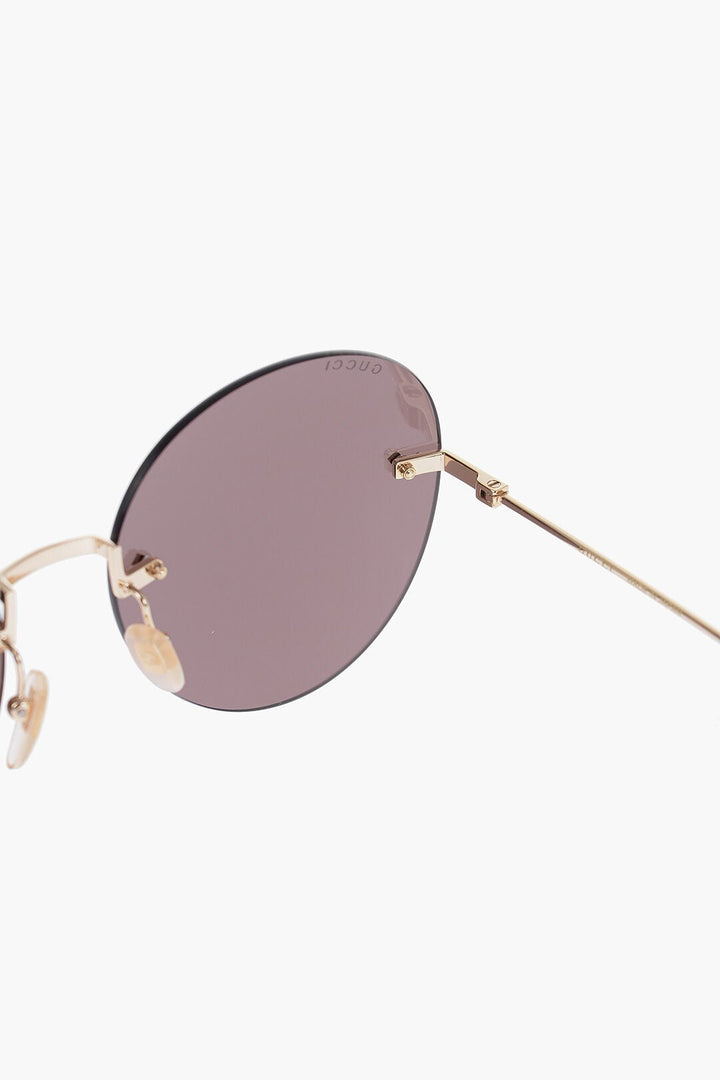 Other - Gucci Metal Frame Round Sunglasses Enriched by Removable Pendants - 8102702566 - Ask Me Wear