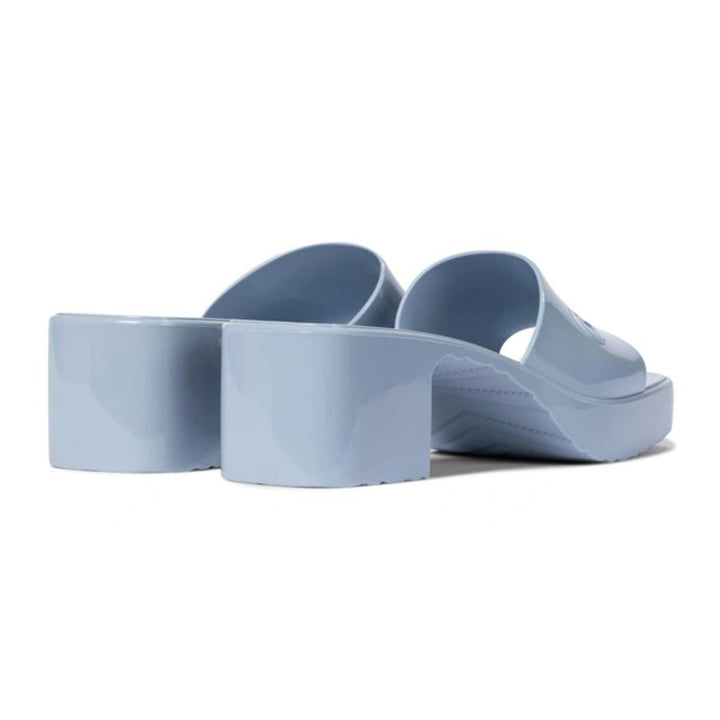 Shoes - GUCCI Rubber Logo Platform Slide Sandal - 624730J87004928 - Ask Me Wear