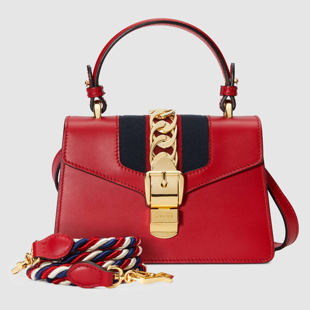 Bags - Gucci Sylvie leather mini bag - 470270D4ZAG8457 - Ask Me Wear