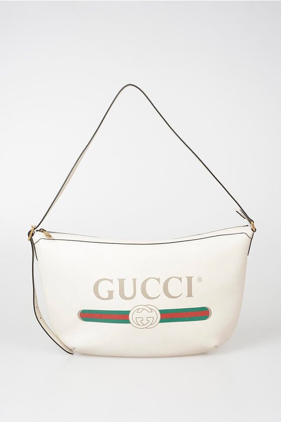 Bags - Gucci Textured Leather Shoulder Bag with Logo - 8082520512 - Ask Me Wear