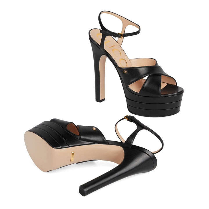 Shoes - Gucci Women's Platform Sandal - 746613 C9D00 1000 - 36.5 - Ask Me Wear