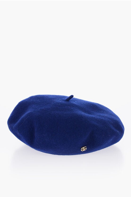 Accessories - Hats - Gucci Wool Beret With Logo Detail - 8108377934 - Ask Me Wear