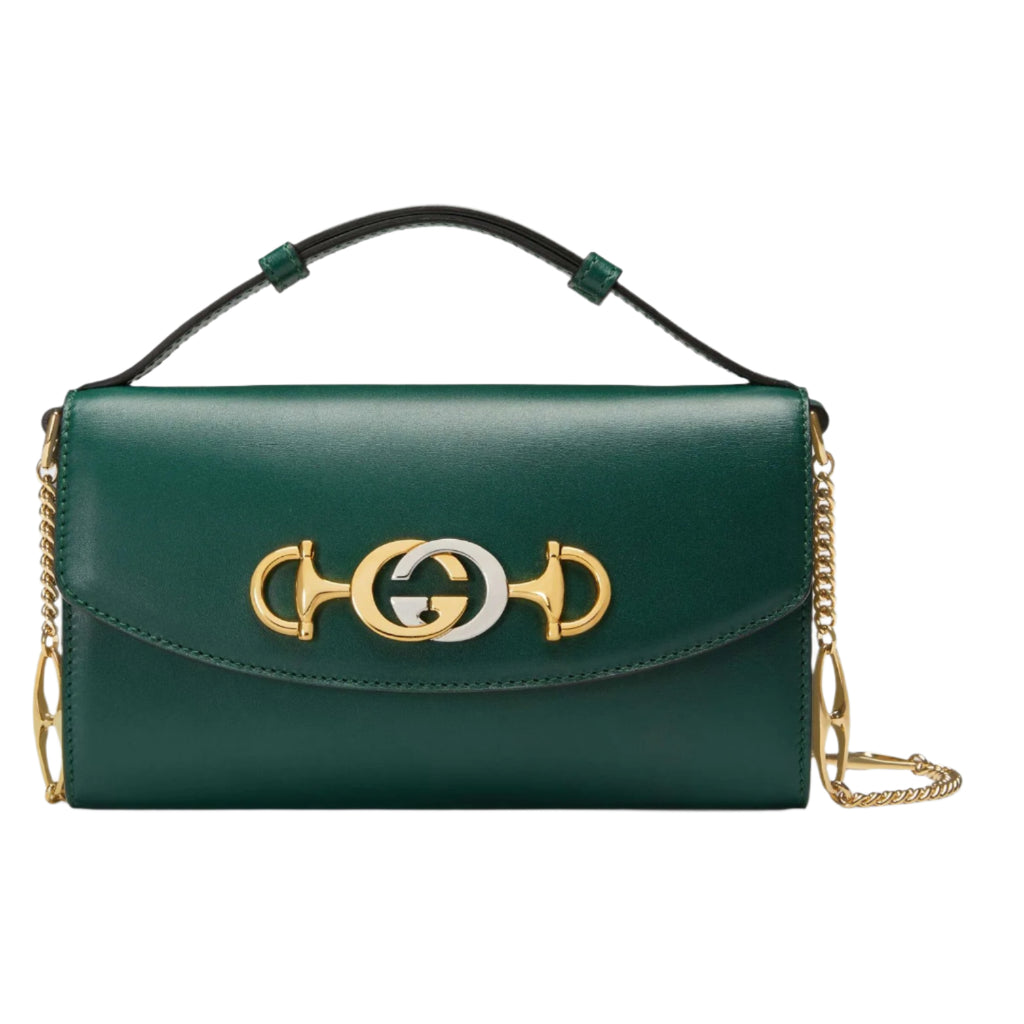 Gucci Zumi Smooth Leather Mini Shoulder Bag | Designer Fashion
