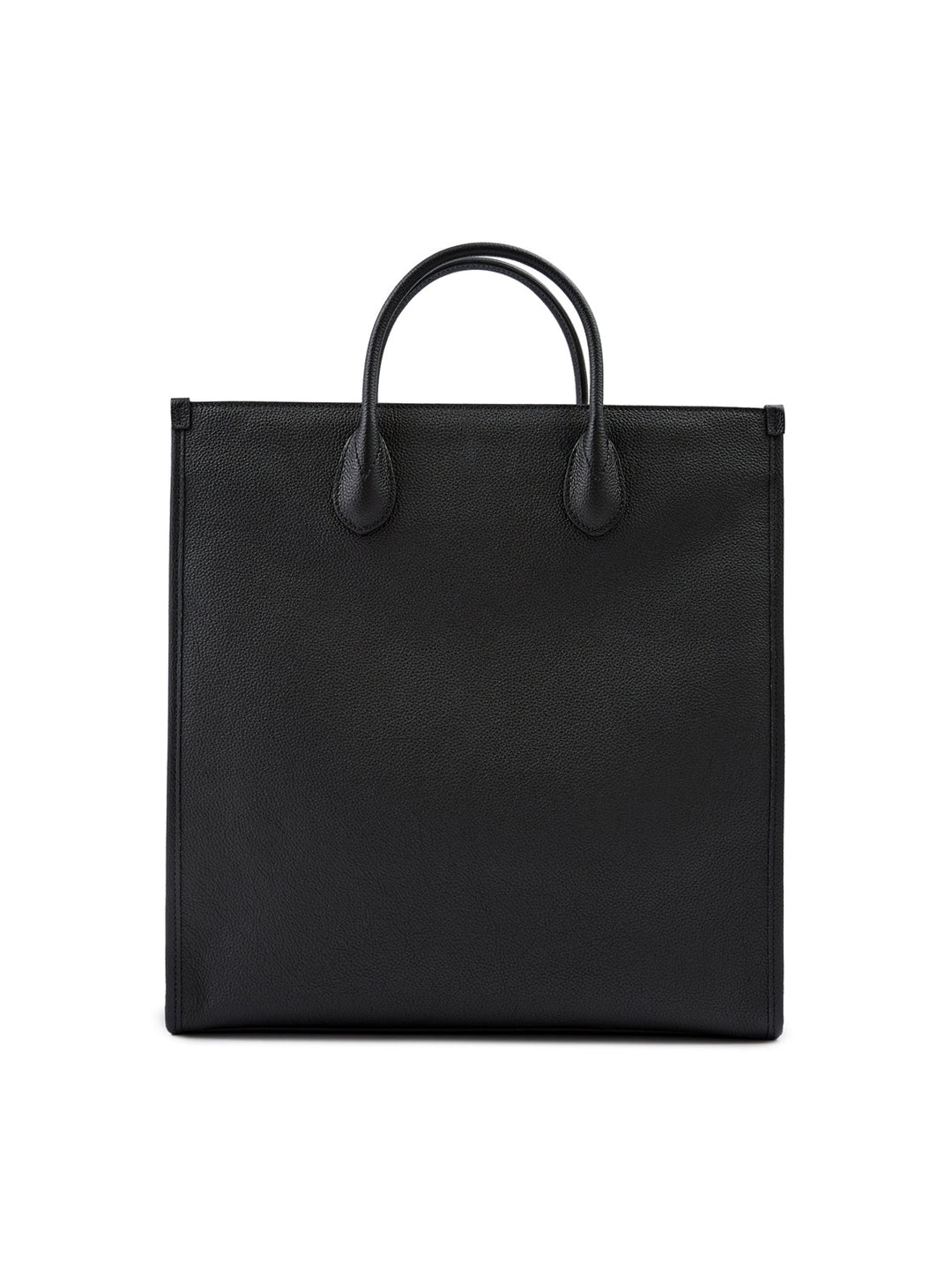 Gucci - Gucci Black Leather Logo Medium Tote Bag - 770975_AACXB_1049 - Ask Me Wear