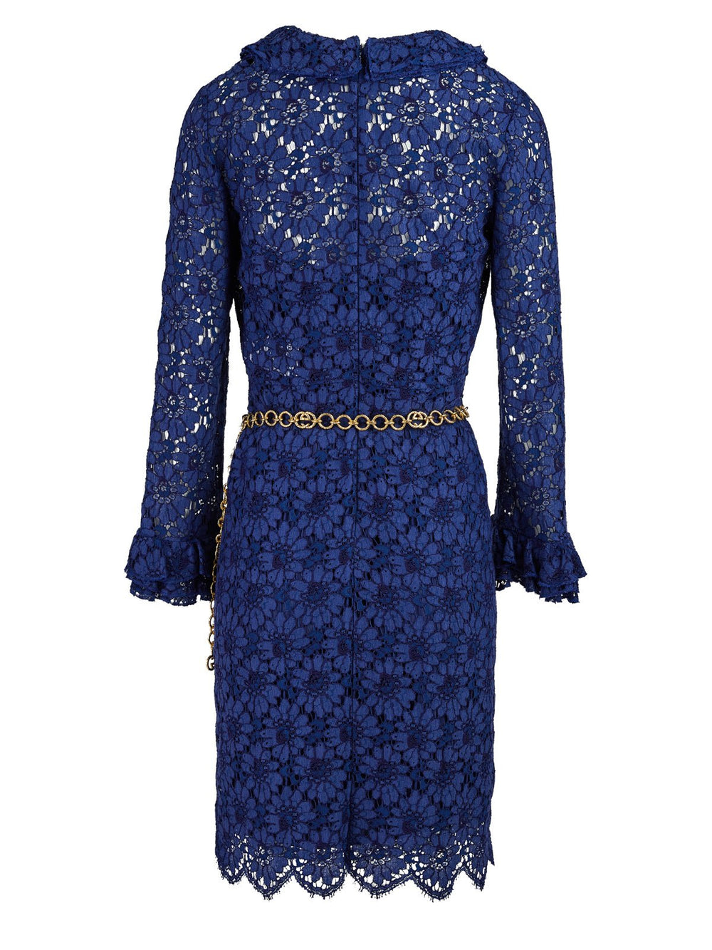 Gucci - Gucci Blu Viscose and Cotton Mid Long Dress - 685923ZJT764912_42 - Ask Me Wear