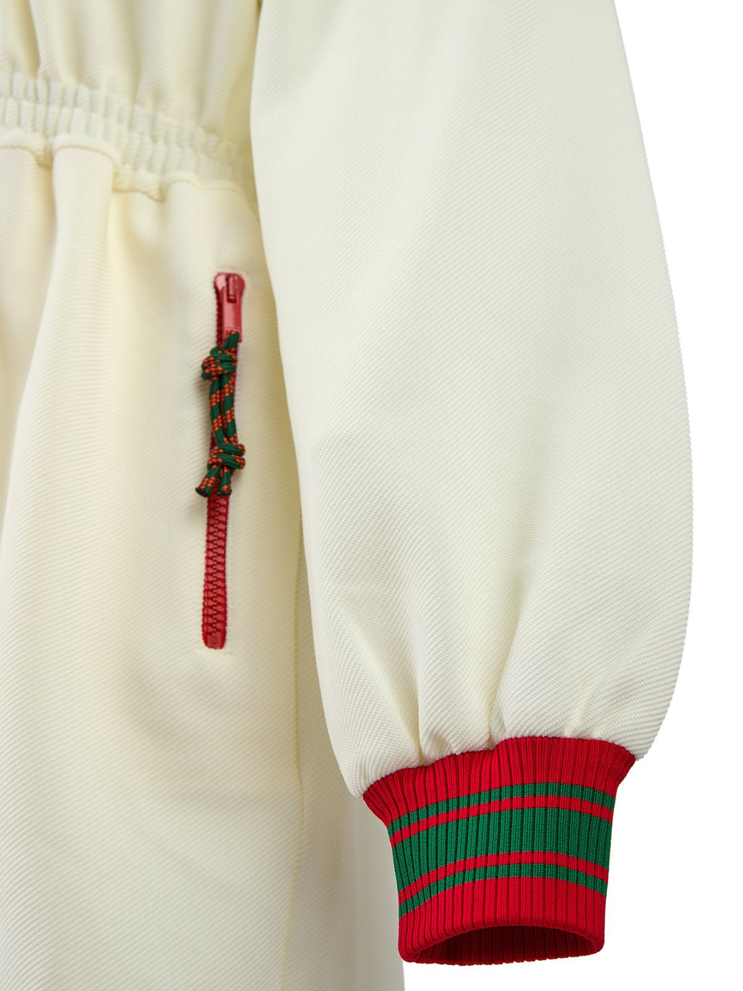 Gucci - Gucci Cream Polyester Hooded Logo Sweatsuit - 720582XJEWO9782 - Ask Me Wear
