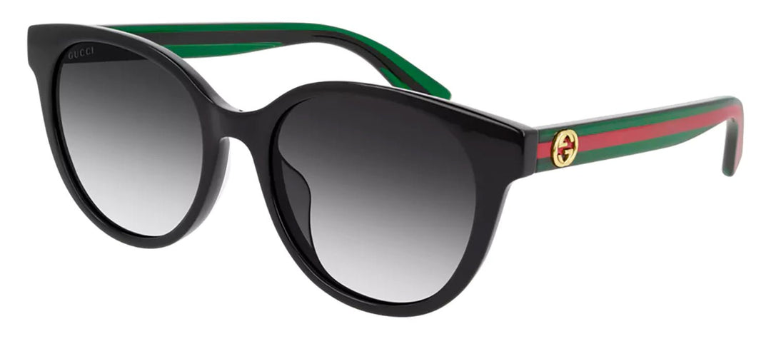 GucciSunglasses - Gucci GG 0702S 004 Cat - Eye Plastic Black Sunglasses with Grey Gradient Lens - GG_0702SKN_004_54mm - Ask Me Wear