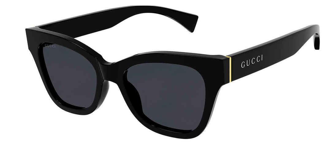 GucciSunglasses - Gucci GG 1133S 001 Cat - Eye Plastic Black Sunglasses with Grey Lens - GG_1133S_001_52mm - Ask Me Wear