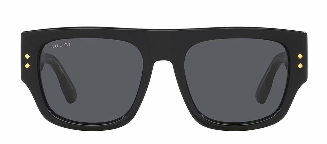 GucciSunglasses - Gucci GUCCI LOGO GG 1262S 001 Square Plastic Black Sunglasses with Grey Lens - GG_1262S_001_54mm - Ask Me Wear
