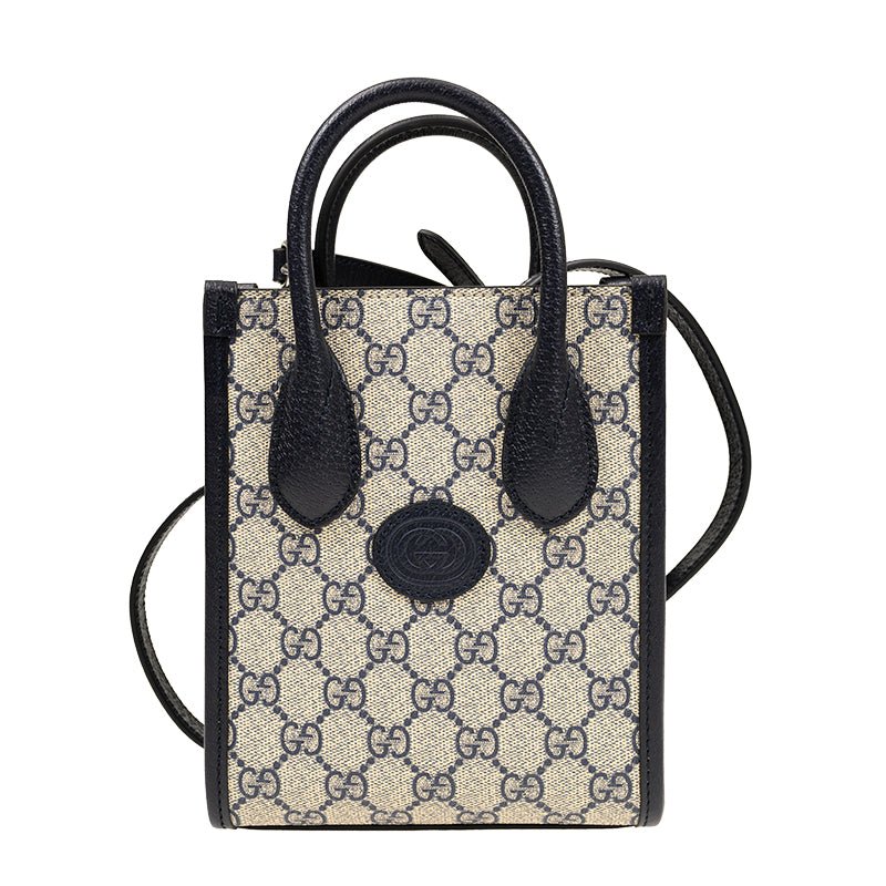 GucciTOTES - Gucci Interlocking G Mini Tote Shoulder Bag - 671623K9GSN4075 - Ask Me Wear