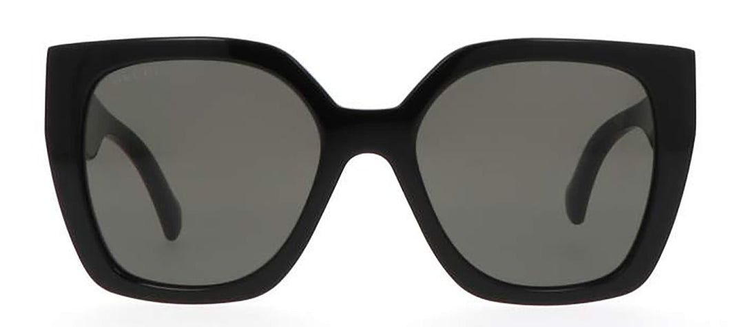 GucciSunglasses - Gucci WEB GG 1300S 001 Square Plastic Black Sunglasses with Grey Lens - GG_1300S_001_55mm - Ask Me Wear