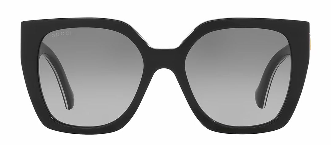 GucciSunglasses - Gucci WEB GG 1300S 004 Square Plastic Black Sunglasses with Grey Gradient Lens - GG_1300S_004_55mm - Ask Me Wear