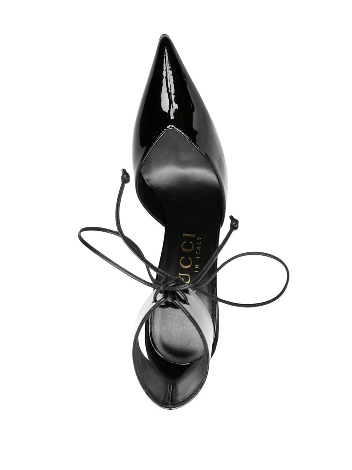 GucciWomen > Footwear > Pumps & Heels > Heels - PRISCILLA ANKLE CUFF PINK LEATHER POINTED TOE PUMPS - 717159AAA591000 - Ask Me Wear