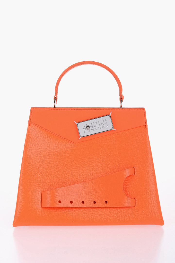 Maison Margiela Hammered Vegan Leather Neon Handbag