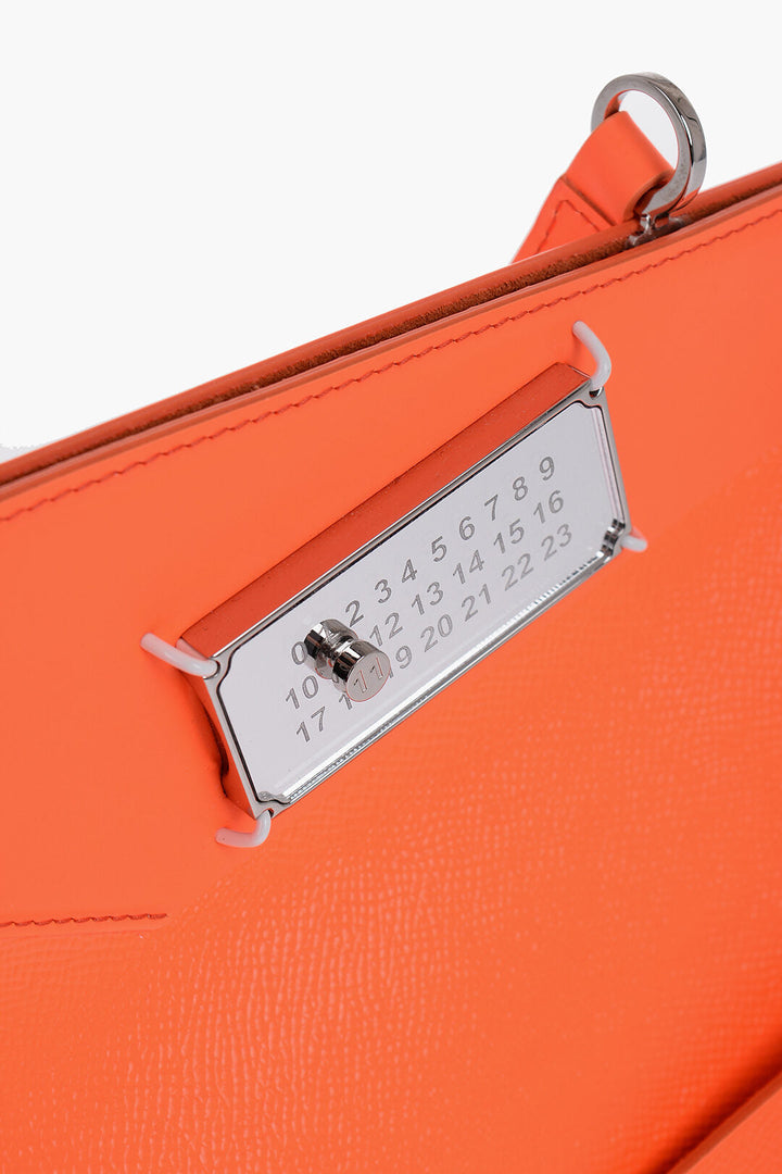 Maison Margiela Hammered Vegan Leather Neon Handbag