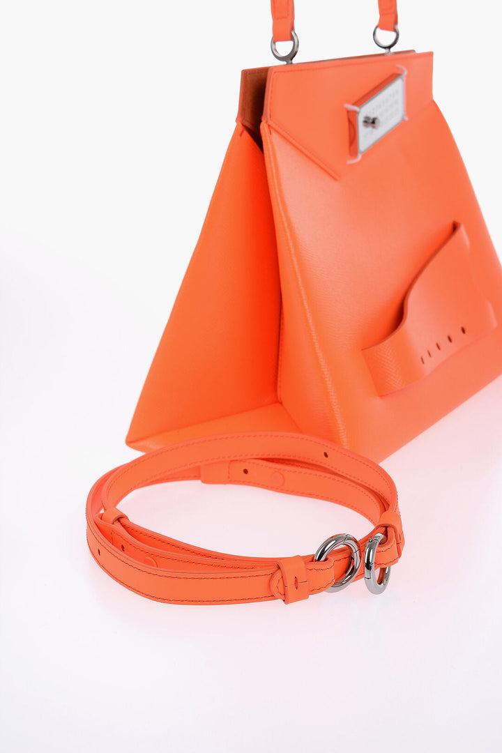 Maison Margiela Hammered Vegan Leather Neon Handbag