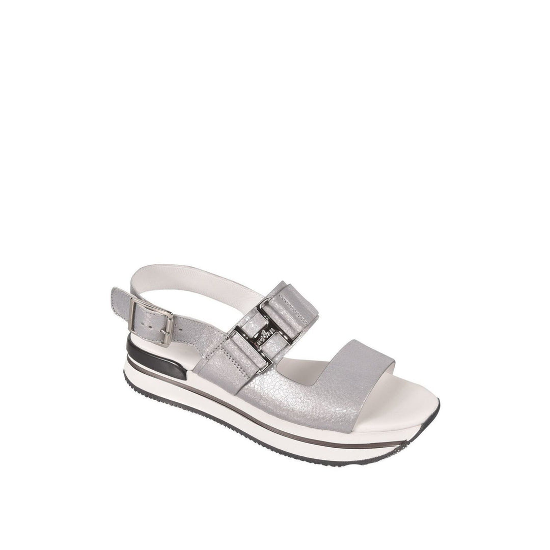 Shoes - Hogan H257 Leather Sandals - 15825170104 - Ask Me Wear