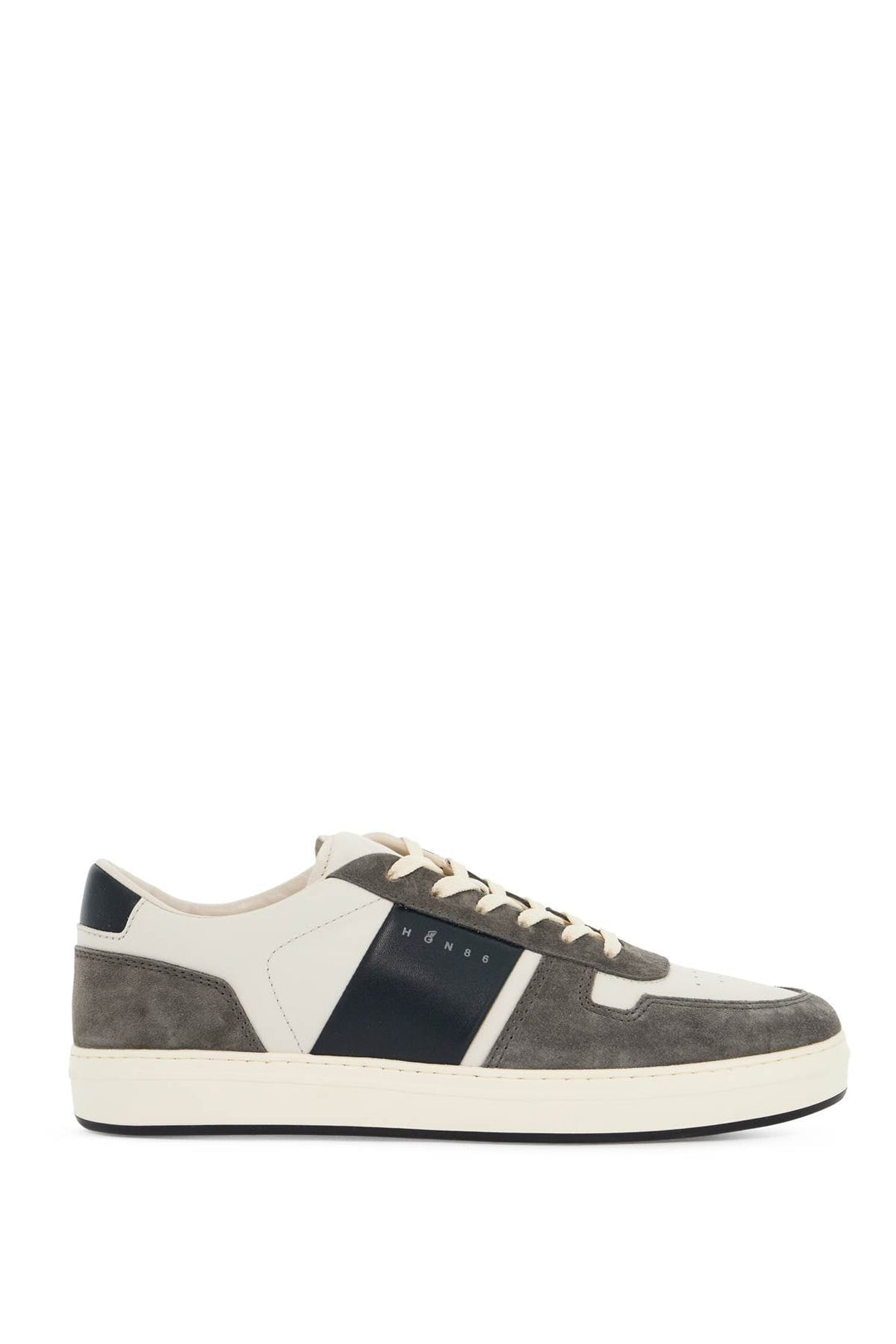 Shoes - Hogan Smooth And Suede Leather H - Tv Sneakers. - 242A45LSN000012 - 013W - 10 - Ask Me Wear