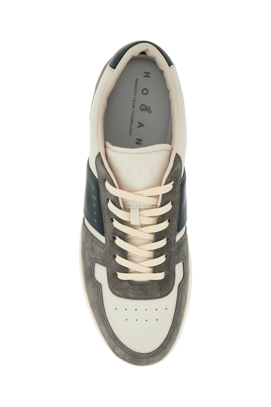 Shoes - Hogan Smooth And Suede Leather H - Tv Sneakers. - 242A45LSN000012 - 013W - 10 - Ask Me Wear