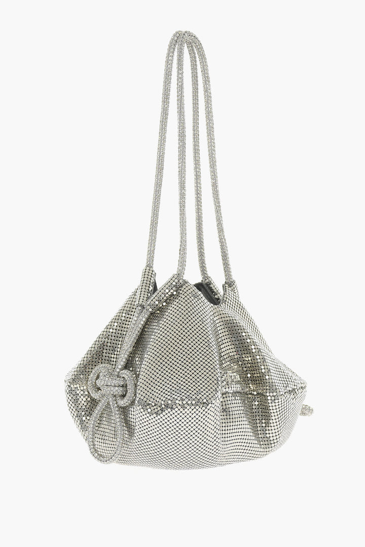 Kara Holographic Effect Bucket Bag with Rhinestones Embellished H